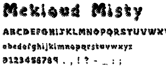 McKloud Misty font